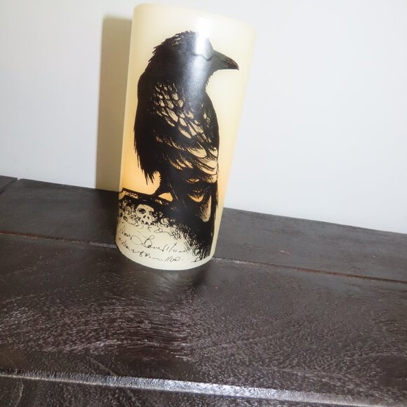 Set of 3 Battery Operated Wax Halloween Candles - Picture 2 of 5